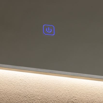 Brilagi - LED-vannitoa peegel DESIO LED/30W/230V 60x90 cm hõbedane IP44 CRI 90 hämardatav + CCT