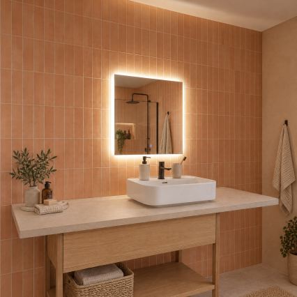 BRILAGI - LED Vannitoa peegel LUCE LED/24W/230V 60x60 cm IP44 CRI 90 hämardatav + CCT