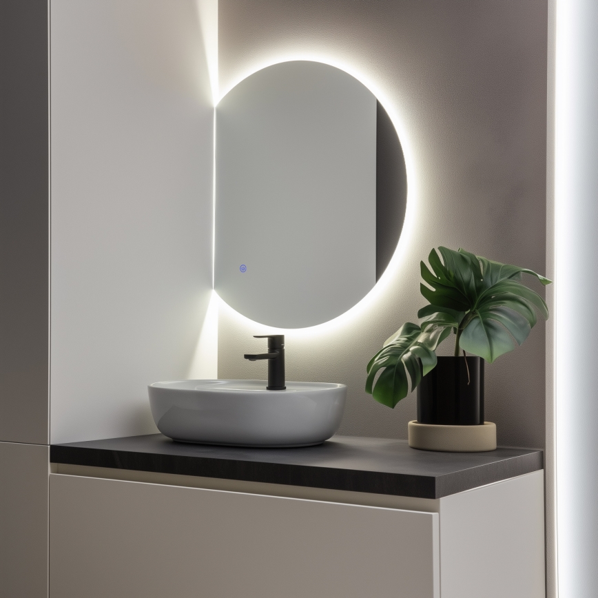 Brilagi - LED-vannitoa peegel MEZZO LED/18W/230V 60x50 cm IP44 CRI 90 hämardatav + CCT