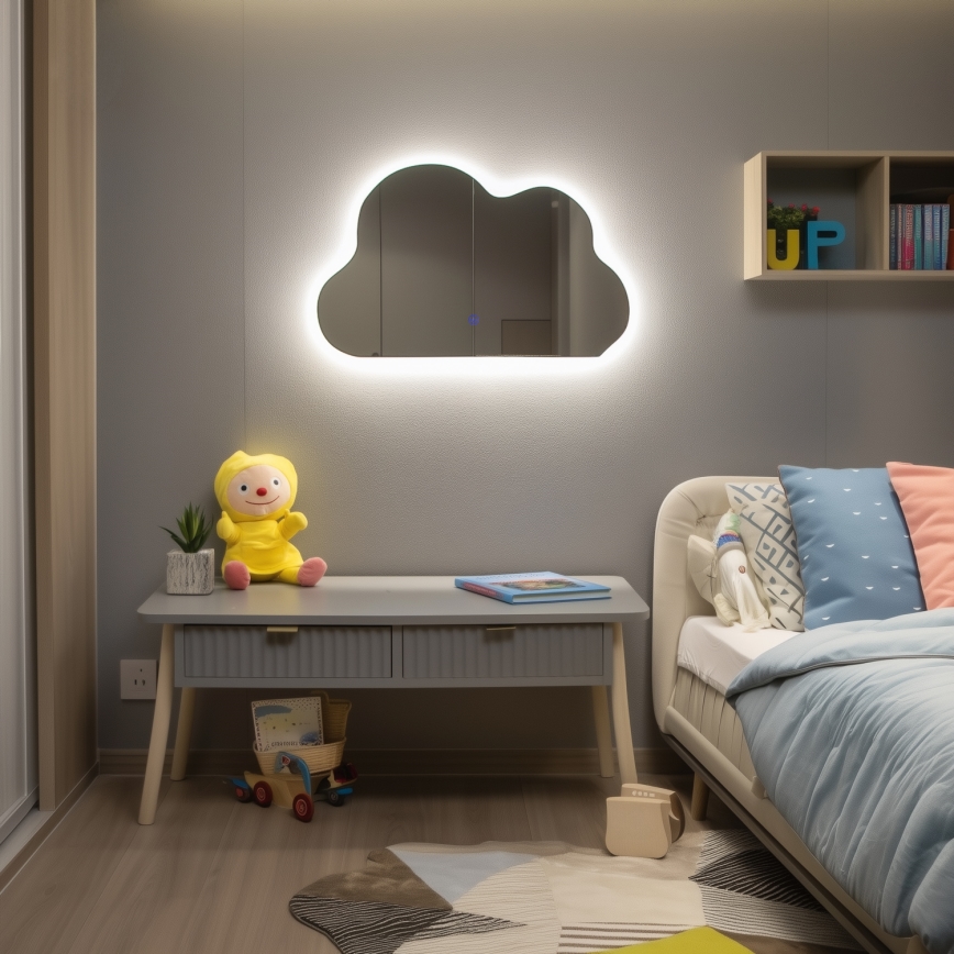 Brilagi - LED-vannitoa peegel NUVOLA LED/19W/230V 37x60 cm IP44 CRI 90 hämardatav + CCT