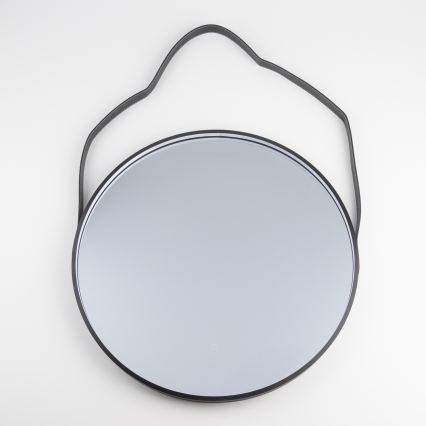 Brilagi - LED-vannitoa peegel PALANZO LED/19W/230V, läbimõõt 60 cm, must, IP44, CRI 90, hämardatav + CCT