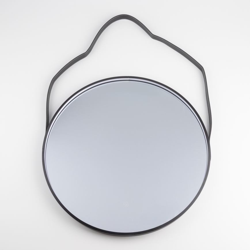 Brilagi - LED-vannitoa peegel PALANZO LED/19W/230V, läbimõõt 60 cm, must, IP44, CRI 90, hämardatav + CCT