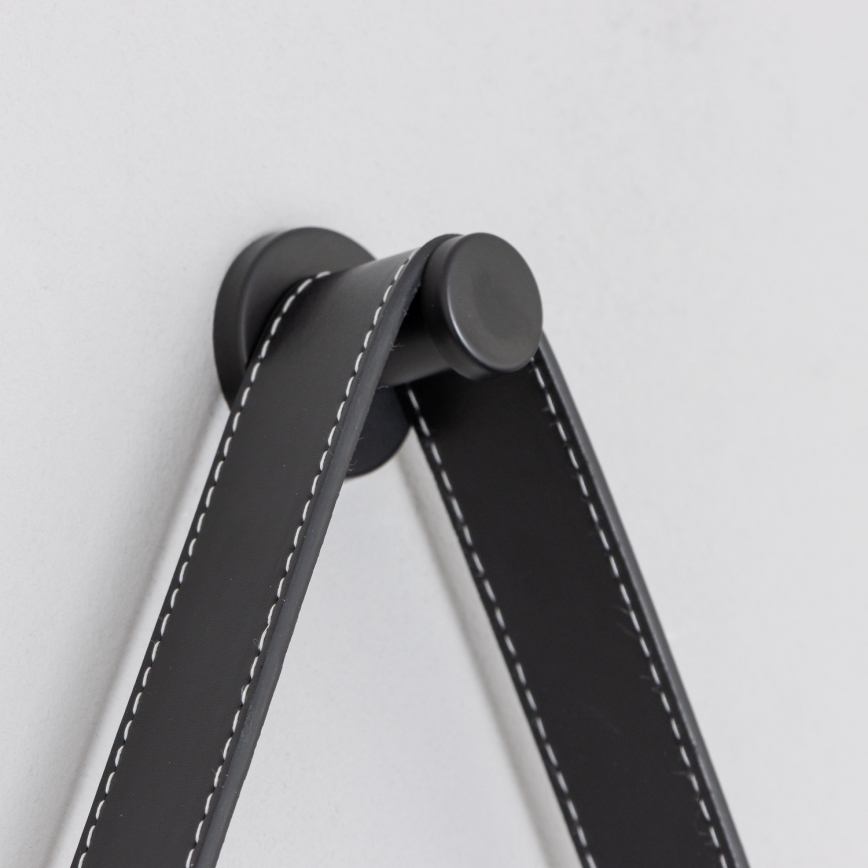 Brilagi - LED-vannitoa peegel PALANZO LED/19W/230V, läbimõõt 60 cm, must, IP44, CRI 90, hämardatav + CCT