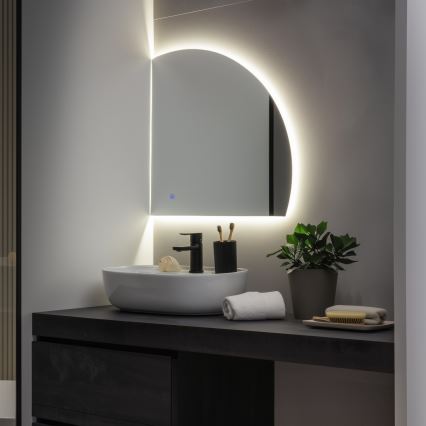 Brilagi - LED vannitoapeegel QUARTIERE LED/18W/230V 50x55 cm IP44 CRI 90 hämardatav + CCT