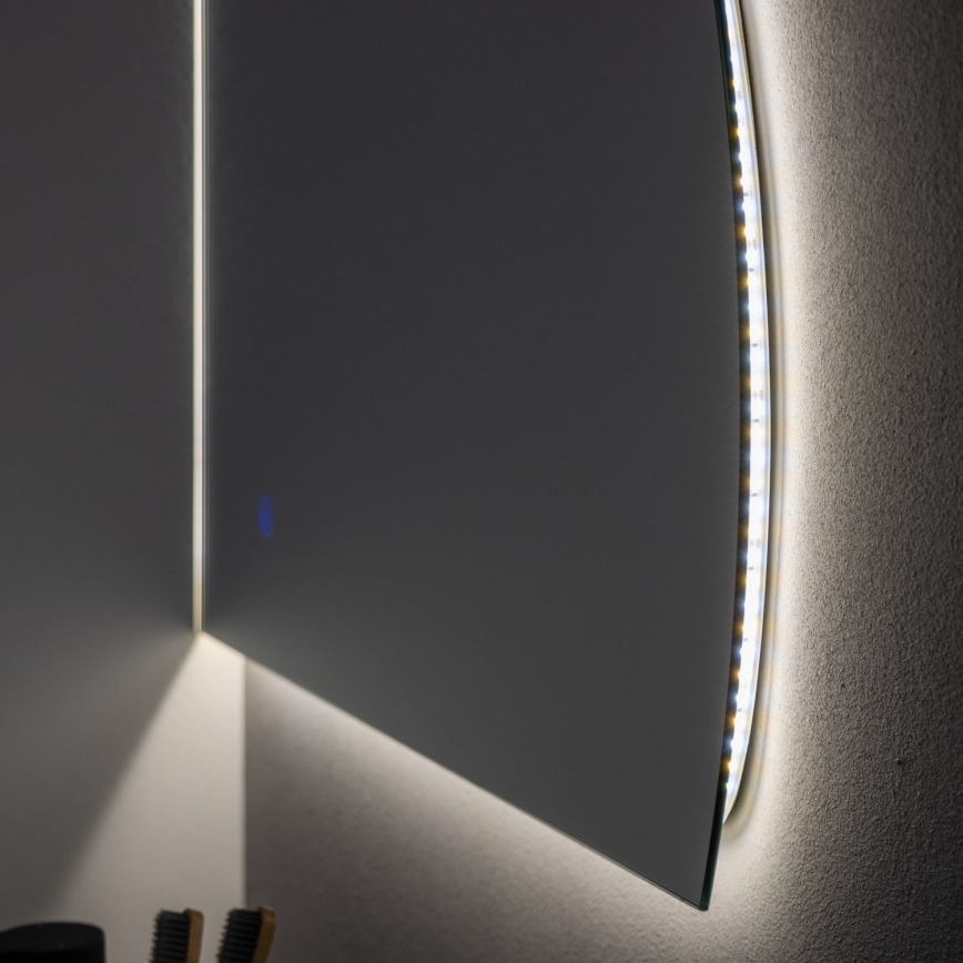 Brilagi - LED vannitoapeegel QUARTIERE LED/18W/230V 50x55 cm IP44 CRI 90 hämardatav + CCT