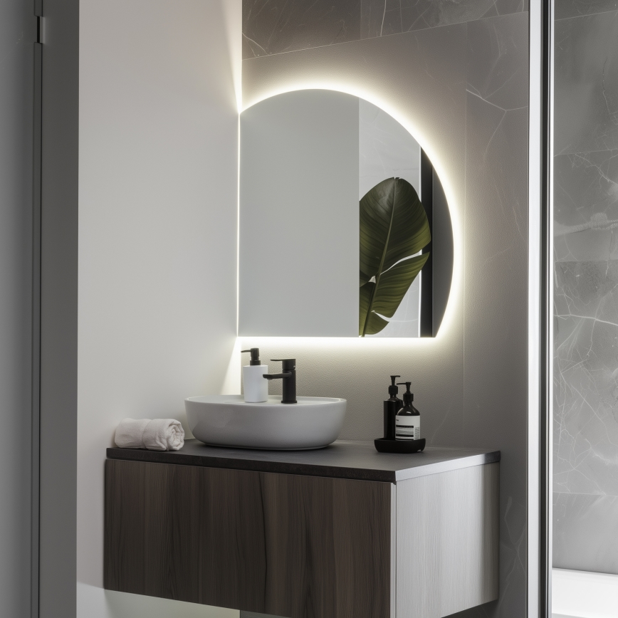BRILAGI - LED-vannitoa peegel QUARTIERE LED/25W/230V 70x75 cm IP44 CRI 90 hämardatav + CCT