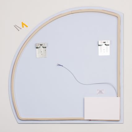 BRILAGI - LED-vannitoa peegel QUARTIERE LED/25W/230V 70x75 cm IP44 CRI 90 hämardatav + CCT