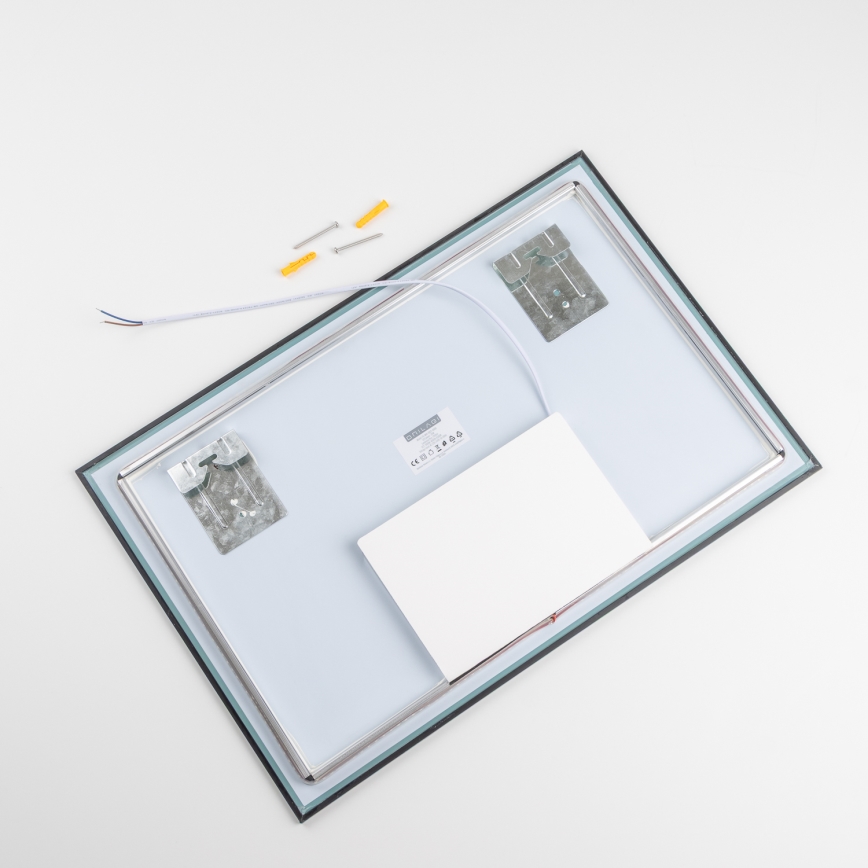Brilagi - SUELLO LED-vannitoa peegel LED/20W/230V 40x60 cm must IP44 CRI 90 hämardatav + CCT
