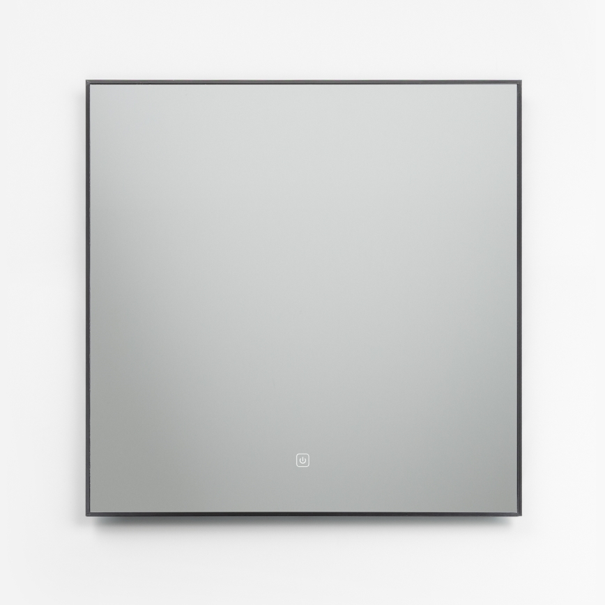 Brilagi - LED vannitoapeegel SUELLO LED/24W/230V 60x60 cm must IP44 CRI 90 hämardatav + CCT