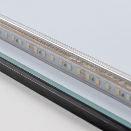 Brilagi - LED vannitoapeegel SUELLO LED/24W/230V 60x60 cm must IP44 CRI 90 hämardatav + CCT