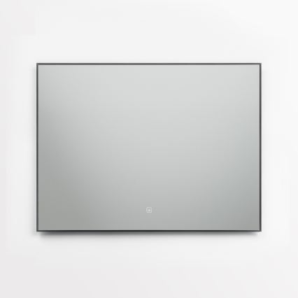 Brilagi - LED-vannitoa peegel SUELLO LED/28W/230V 60x80 cm must IP44 CRI 90 hämardatav + CCT