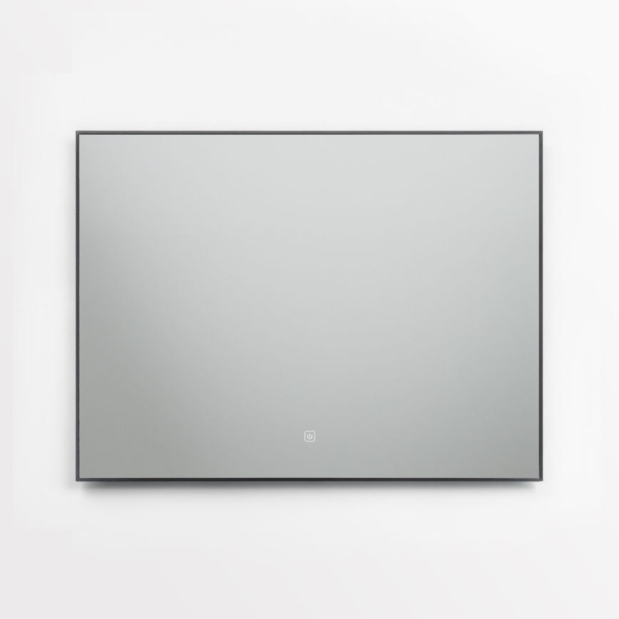 Brilagi - LED-vannitoa peegel SUELLO LED/28W/230V 60x80 cm must IP44 CRI 90 hämardatav + CCT