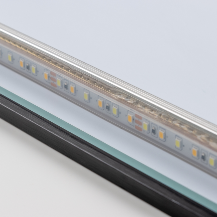 Brilagi - LED-vannitoa peegel SUELLO LED/28W/230V 60x80 cm must IP44 CRI 90 hämardatav + CCT