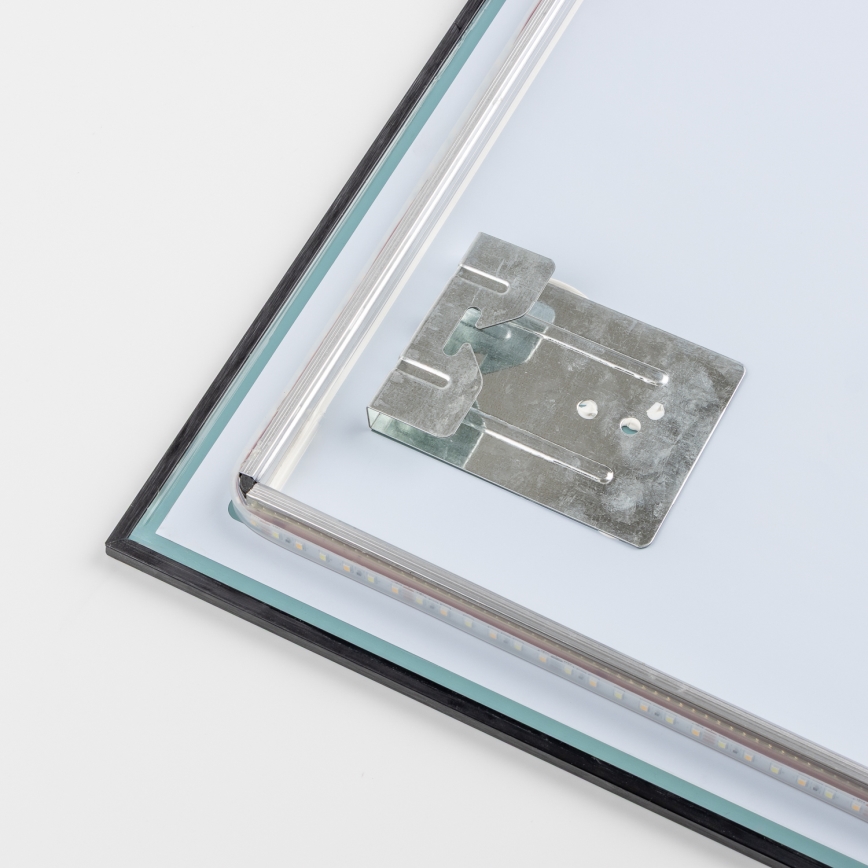 Brilagi - LED-vannitoa peegel SUELLO LED/30W/230V 60x90 cm must IP44 CRI 90 hämardatav + CCT