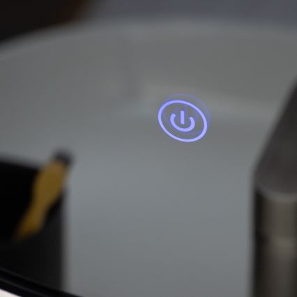 Brilagi - LED-vannitoapeegel VENA BLACK LED/19W/230V Ø 60 cm IP44 CRI 90 hämardatav + CCT