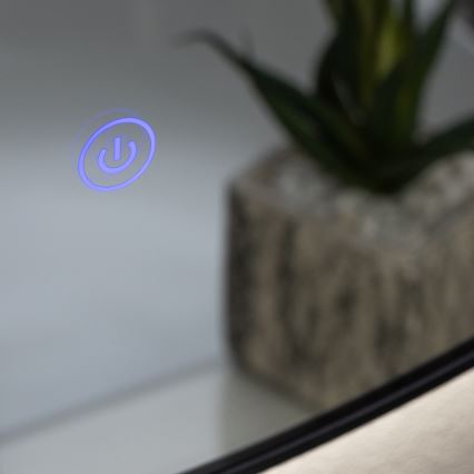 Brilagi - LED-vannitoa peegel VENA BLACK LED/26W/230V Ø 80 cm IP44 CRI 90 hämardatav + CCT