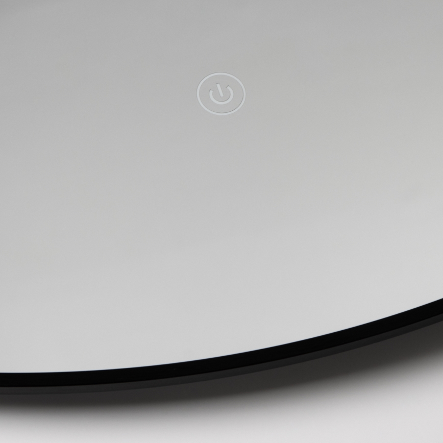 Brilagi - LED-vannitoa peegel VENA BLACK LED/26W/230V Ø 80 cm IP44 CRI 90 hämardatav + CCT