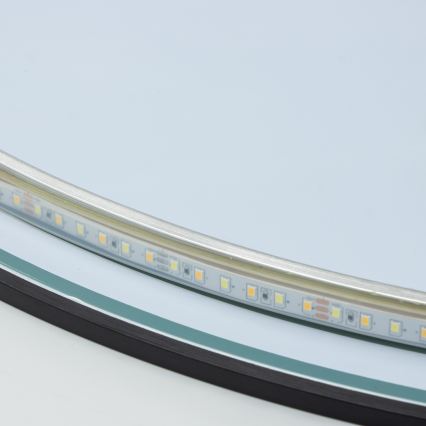 Brilagi - LED-vannitoa peegel VENA BLACK LED/26W/230V Ø 80 cm IP44 CRI 90 hämardatav + CCT
