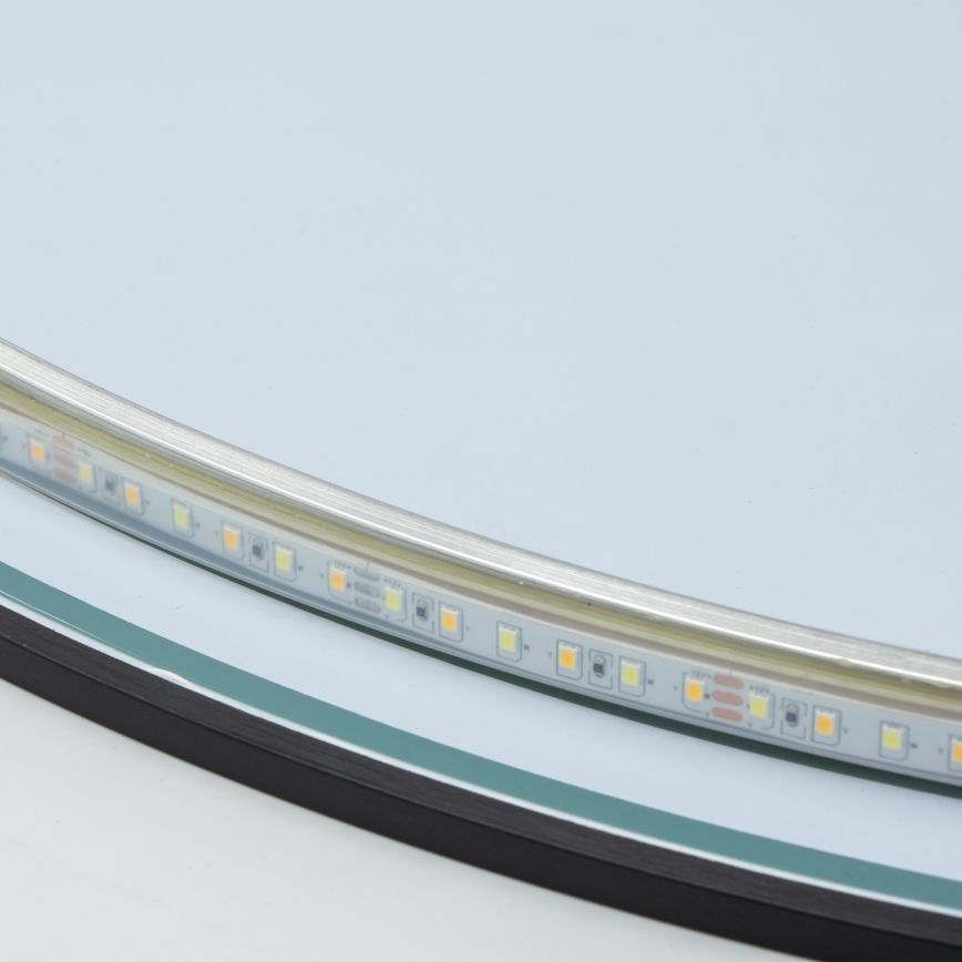 Brilagi - LED-vannitoa peegel VENA BLACK LED/26W/230V Ø 80 cm IP44 CRI 90 hämardatav + CCT