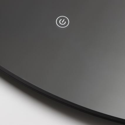 Brilagi - VENA BLACK LED-vannitoa peegel LED/32W/230V, läbimõõt 100 cm, IP44, CRI 90, hämardatav + CCT