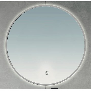 BRILAGI - LED Vannitoa peegel VENA SILVER LED/32W/230V läbimõõt 100 cm IP44 CRI 90 hämardatav + CCT