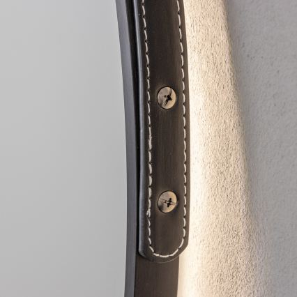 Brilagi - LED-vannitoa peegel VERESE LED/19W/230V Ø 60 cm must IP44 CRI 90 hämardatav + CCT