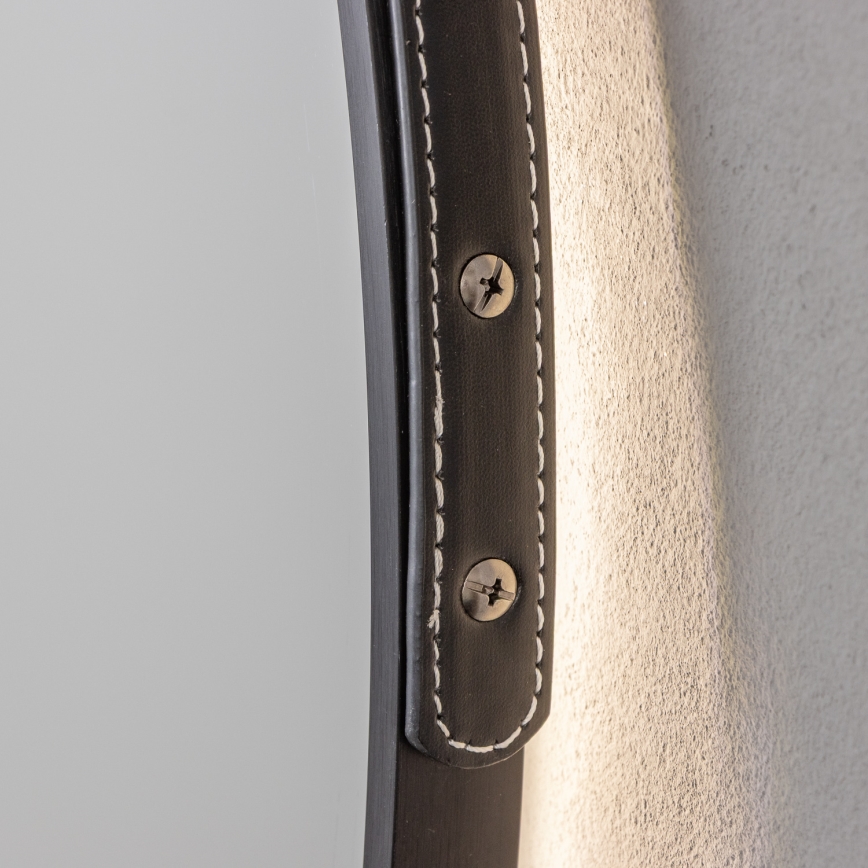 Brilagi - LED-vannitoa peegel VERESE LED/19W/230V Ø 60 cm must IP44 CRI 90 hämardatav + CCT