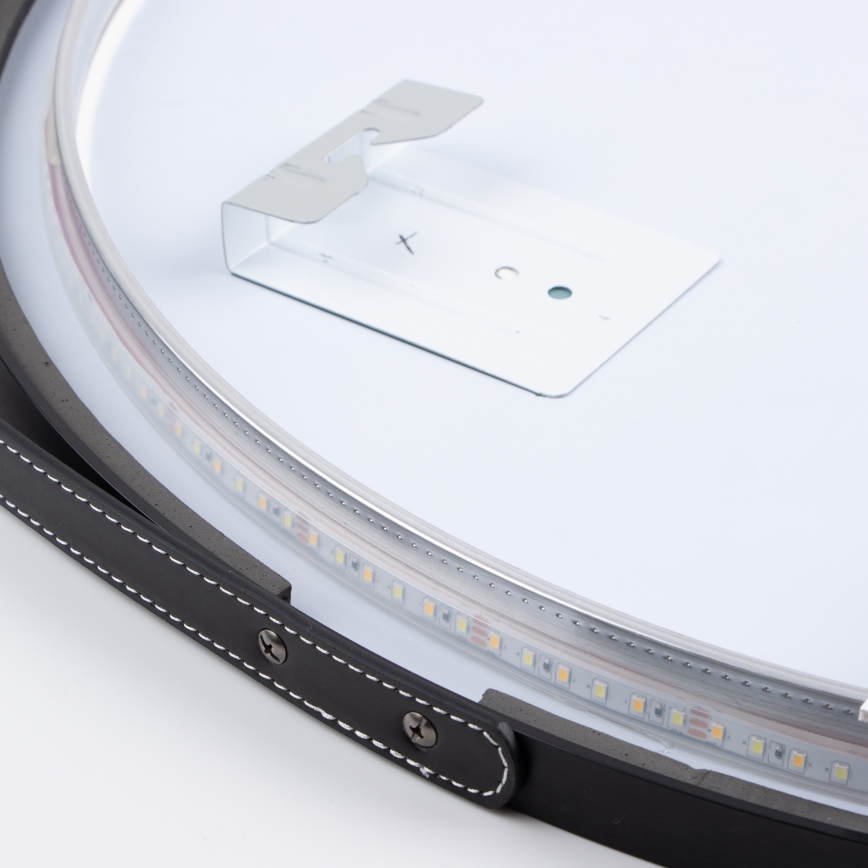 Brilagi - LED-vannitoa peegel VERESE LED/19W/230V Ø 60 cm must IP44 CRI 90 hämardatav + CCT