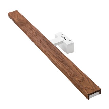 Brilagi - LED-vannitoa peegli valgustus WOODY MIRROR 3v1 LED/15W/230V 80 cm IP44 valge/tamm-kirsipuu