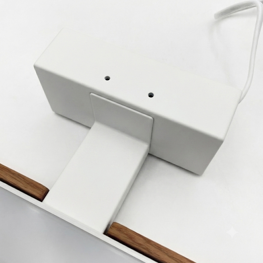 Brilagi - LED-vannitoa peegli valgustus WOODY MIRROR 3v1 LED/15W/230V 80 cm IP44 valge/tamm-kirsipuu