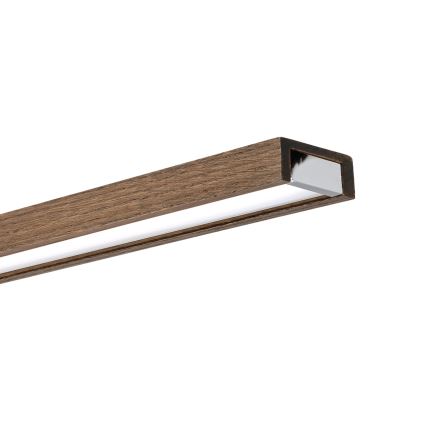 BRILAGI - LED vannitoa peegli valgustus WOODY MIRROR 3-ühes LED/15W/230V 80 cm IP44 läikiv kroom/tamm pähkel