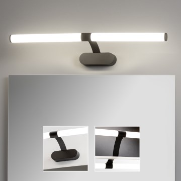 Brilagi - LED-vannitoa peegli valgusti 2-ühes TUBEO LED/8W/230V 60 cm IP44 must