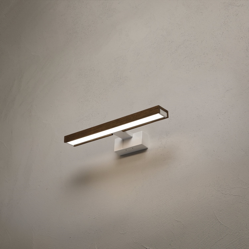 BRILAGI - WOODY MIRROR 3-ühes LED vannitoa peeglivalgusti LED/8W/230V 40 cm IP44 valge/tamm