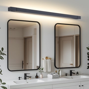 Brilagi - LED-vannitoa peegli valgusti AQUA LINE LED/36W/230V 120 cm IP44 must
