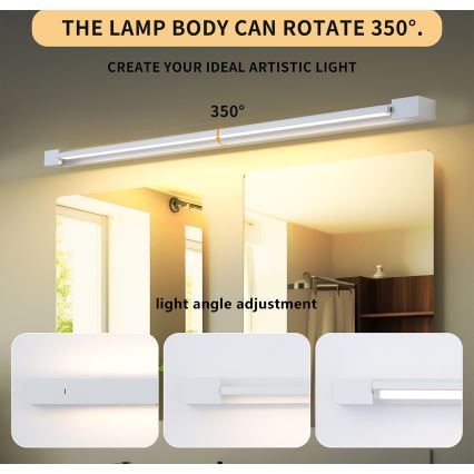 Brilagi - AQUA LINE 120 cm LED vannitoa peeglivalgusti, 36W, 230V, IP44, valge, CRI 90