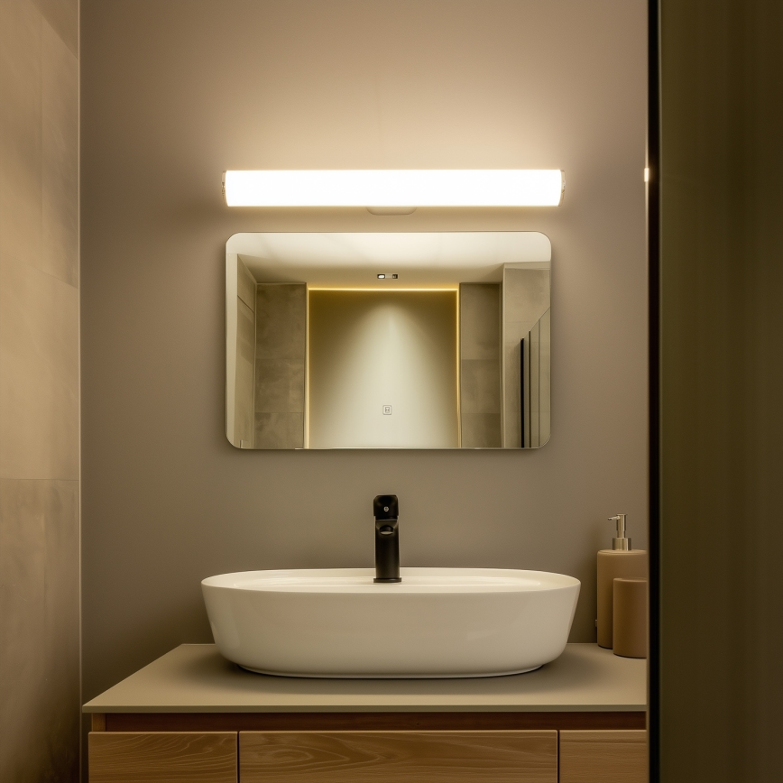 Brilagi - vannitoa peegli LED-valgustus TUBE LED/15W/230V 3000/4000/6500K IP44 läikiv kroomviimistlus