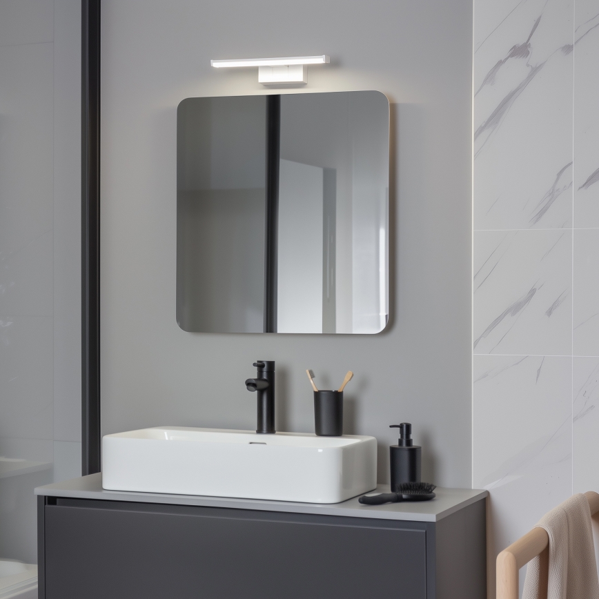 Brilagi - LED vannitoa peegli valgustus 3-ühes VESTRA LED/6W/230V 30 cm IP44 valge