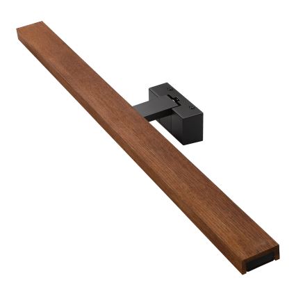 Brilagi - LED vannitoa peegli valgusti WOODY MIRROR 3v1 LED/15W/230V 80 cm IP44 must/tamm-kirss