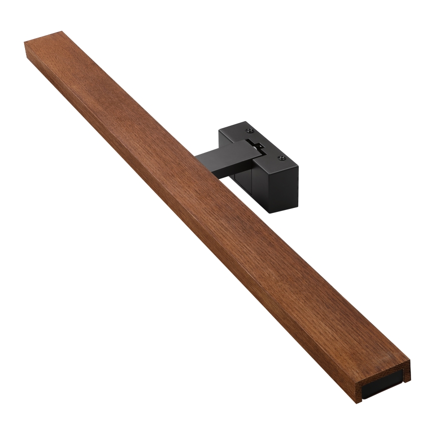 Brilagi - LED vannitoa peegli valgusti WOODY MIRROR 3v1 LED/15W/230V 80 cm IP44 must/tamm-kirss