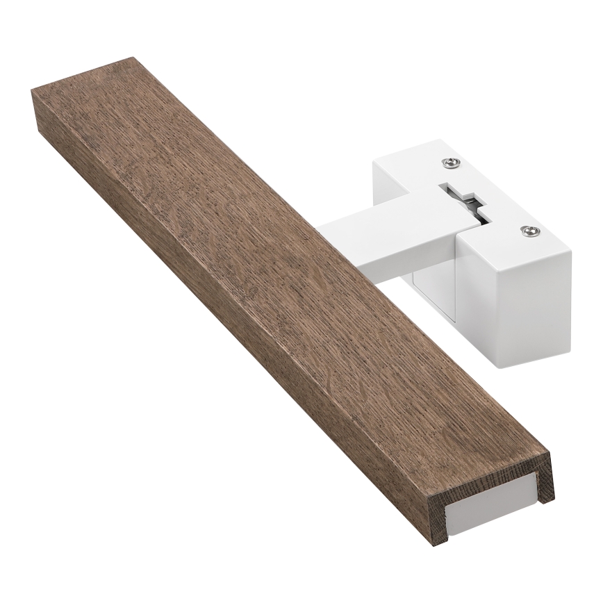 Brilagi - WOODY MIRROR 3-ühes LED-vannitoa peeglivalgusti, 8 W, 230 V, 40 cm, IP44, valge/tamm