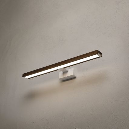 Brilagi - Vannitoa peegli LED-valgustus WOODY MIRROR 3v1 LED/12W/230V 60 cm IP44 valge/tamm/pähkel