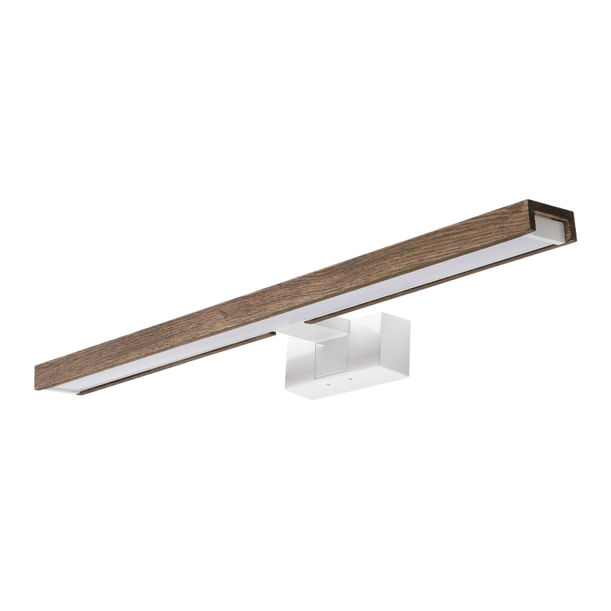 Brilagi - Vannitoa peegli LED-valgustus WOODY MIRROR 3v1 LED/12W/230V 60 cm IP44 valge/tamm/pähkel