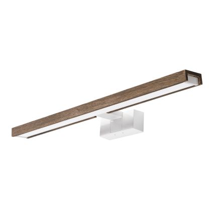 Brilagi - Vannitoa peegli LED-valgustus WOODY MIRROR 3v1 LED/12W/230V 60 cm IP44 valge/tamm/pähkel