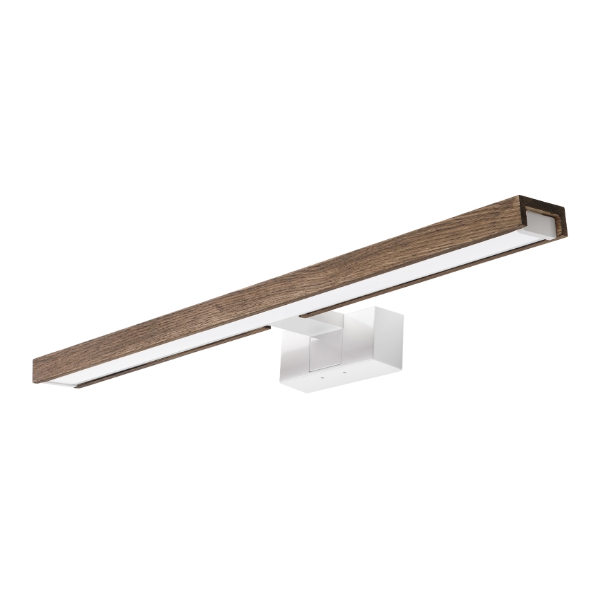 Brilagi - Vannitoa peegli LED-valgustus WOODY MIRROR 3v1 LED/12W/230V 60 cm IP44 valge/tamm/pähkel