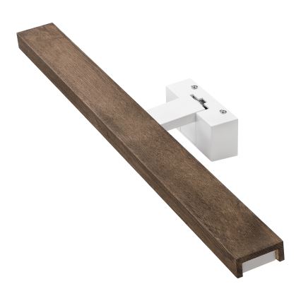 Brilagi - Vannitoa peegli LED-valgustus WOODY MIRROR 3v1 LED/12W/230V 60 cm IP44 valge/tamm/pähkel