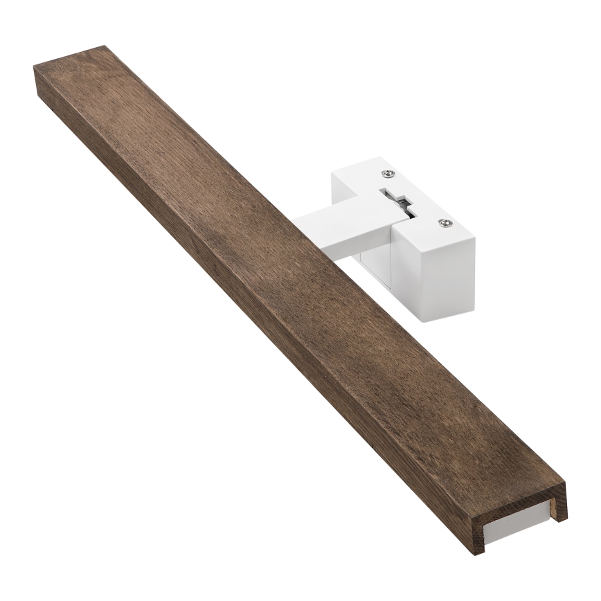 Brilagi - Vannitoa peegli LED-valgustus WOODY MIRROR 3v1 LED/12W/230V 60 cm IP44 valge/tamm/pähkel
