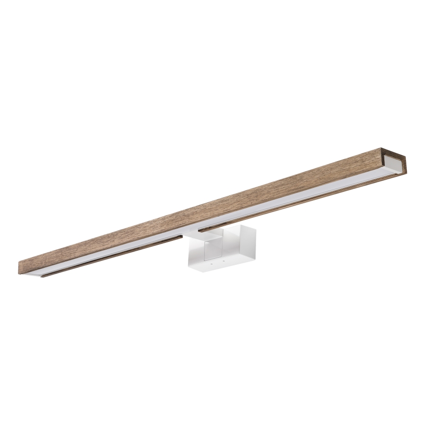 Brilagi - LED vannitoa peegli valgustus WOODY MIRROR 3-ühes LED/15W/230V 80 cm IP44 valge/tamm-pähkel