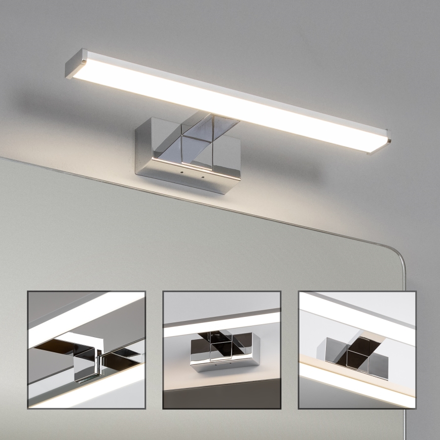 Brilagi - LED vannitoa peegli valgustus 3-ühes VESTRA LED/8W/230V 40 cm IP44 läikiv kroom
