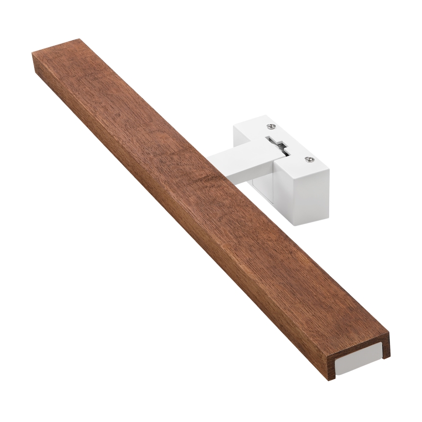 Brilagi - LED-vannitoa peegli valgustus 3-ühes WOODY MIRROR LED/12W/230V 60 cm IP44 valge/tamm kirsipuu