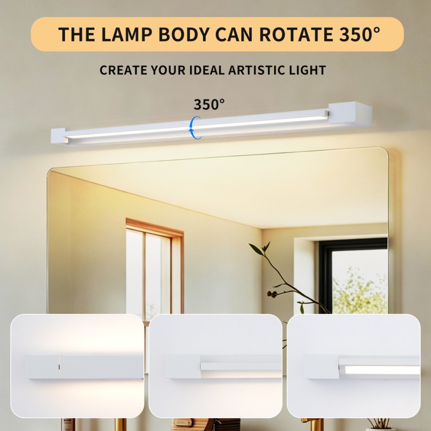 BRILAGI - AQUA LINE LED vannitoa peegli valgustus LED/20W/230V 80 cm IP44 valge CRI 90